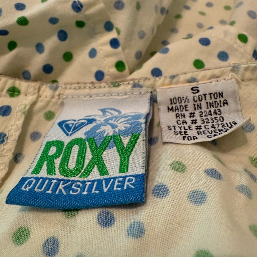Roxy Quiksilver Polka Dot Top